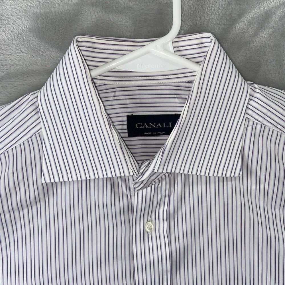 Canali | Shirts | Canali Dress Shirt Mens 575 4 Button Up Striped Cotton Casual Long Sleeve | Poshmark Canali | Shirts | Canali Dress Shirt Mens 575 4 Button Up Striped Cotton Casual Long Sleeve | Poshmark